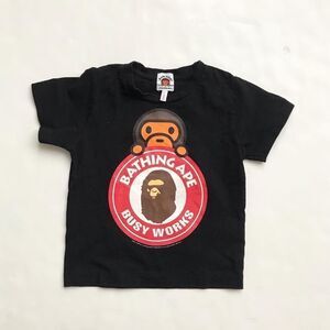 Bape black busy works t-shirt EUC 100(4T)
